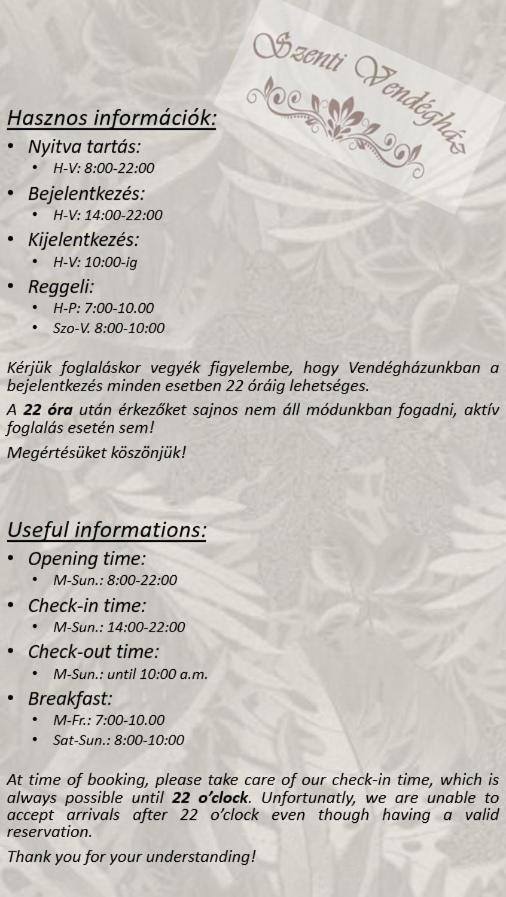 Bed and Breakfast Szenti Vendeghaz Győr Exterior foto